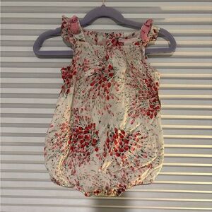 Janie and Jack 12-18 mo Floral Baby Romper
